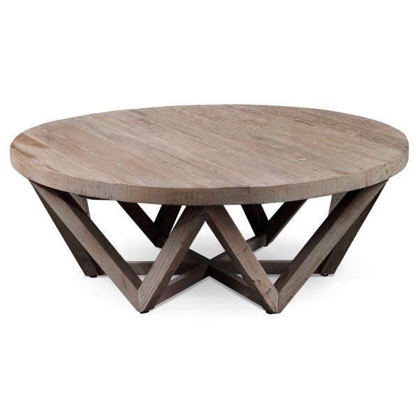 SUNDRY RECLAIMED ELM WOOD COFFEE TABLE Online Hot Sale